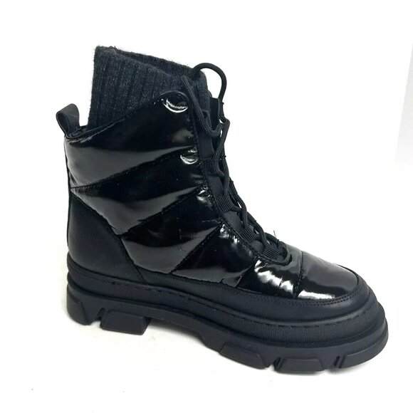 Sam Edelman Womens Tabitha Boot Black Nylon 8 M - Picture 2 of 6